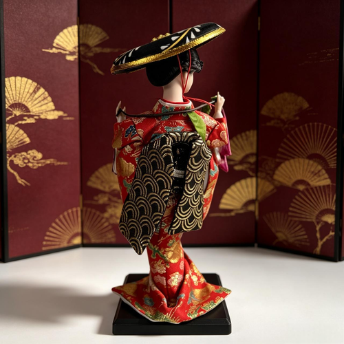 Exquisite Handmade Japanese Doll Figurine | Premium Desk Decor | Collector’s Edition & Ideal Gift