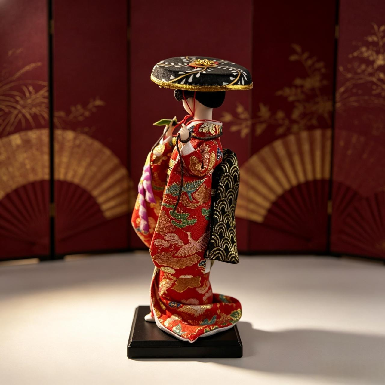 Exquisite Handmade Japanese Doll Figurine | Premium Desk Decor | Collector’s Edition & Ideal Gift